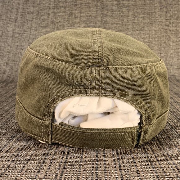 Military Style ShowSteers.com Womens Hat - cap livestock show showing army green - Picture 5 of 8